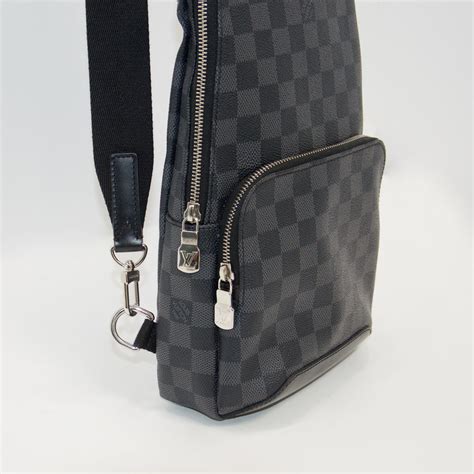 louis vuitton avenue sling bag damier graphite|louis vuitton sling bag price.